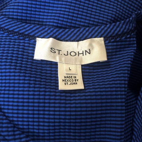 ST. JOHN 3/4 Sleeve Top Size L - Picture 4 of 7